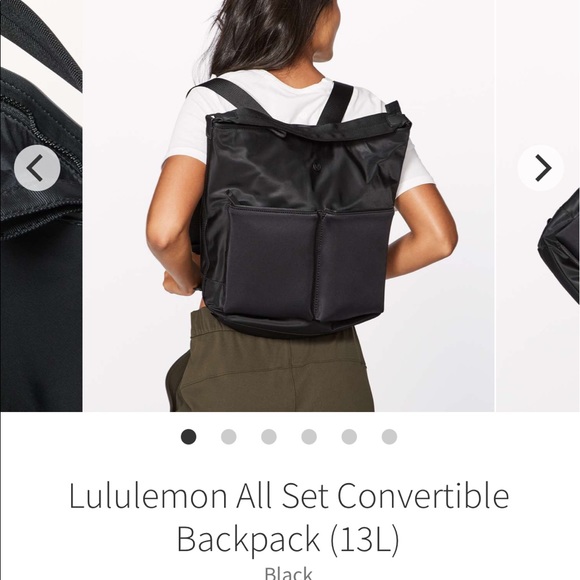 lululemon all set convertible backpack